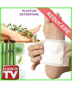 Set 100 de plasturi detoxifianti kinoki cu turmalina