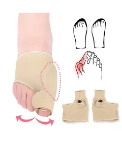 Set 2 bucati protectie pentru monturi si separator degete, soseta cu pernita din silicon
