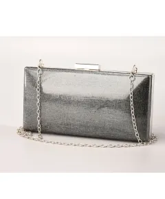Clutch negru cu rama metalica - cod 39403