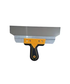 Spaclu Din Inox, Spatula Pentru Pereti 12″ 30 cm, Maner Cauciuc, D2466
