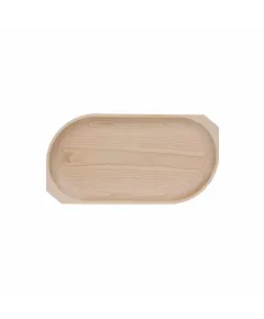 Platou din lemn de fag cu un compartiment, 44x23x2.5cm / EXT 6174