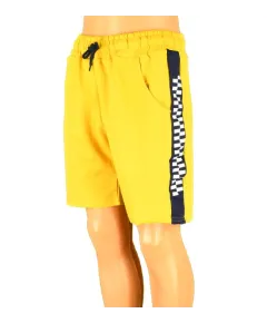Pantaloni galbeni Patratele  pentru barbat - cod 37682 (L)