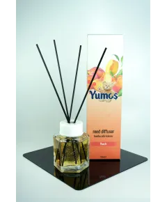 Odorizant YUMOS de camera cu betisoare bambus AROMA DE PIERSICA