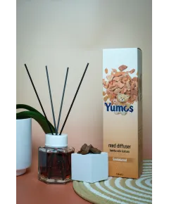 Odorizant YUMOS de camera cu betisoare bambus AROMA DE LEMN DE WOOD
