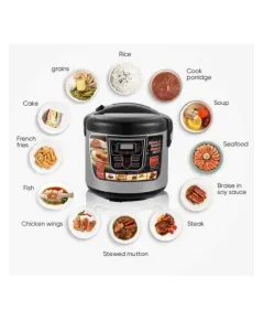 Multicooker cu 12 programe de gatit, capacitate 6l, 900W