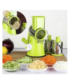 Razatoare multifunctionala cu 3 accesorii , 7 fatete, din inox