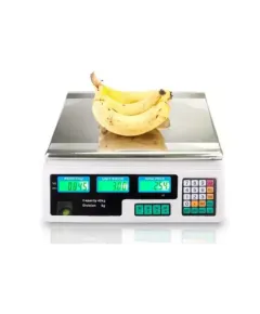 Cantar electronic, cu dublu afisaj, max. 40 kg, pentru legume, fructe si alte produse agroalimentare