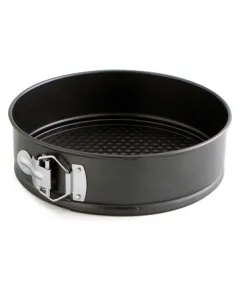 Formă de tort detașabilă Quid Sweet Grey Negru Metal 22 CM