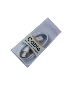 Cablu microusb 1m alb blister