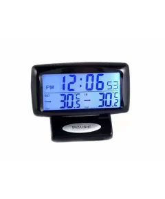 Ceas cu alarma si termometru de interior-exterior