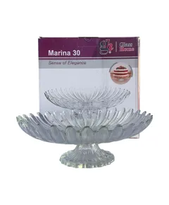 Fructiera cu picior MARINA din sticla