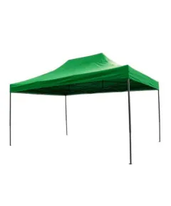 Cort tip pavilion metalic pentru gradina, impermeabil 3×4.5 metri, verde Z-TOOLS / ZTS5666