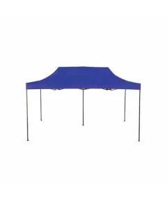 Cort tip pavilion metalic pentru gradina, impermeabil 3×6 metri, albastru Z-TOOLS / ZTS5669
