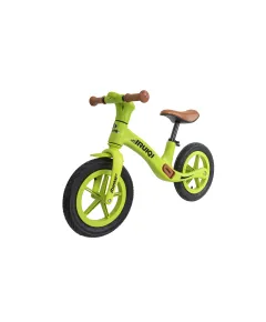 Bicicleta fara pedale pentru copii IRUIQI, roti de cauciuc si scaun reglabil, +3ani, verde Z-TOOLS / ZTS8256