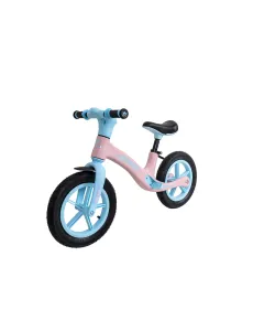 Bicicleta fara pedale pentru copii IRUIQI, roti de cauciuc si scaun reglabil, +3ani, albastru si roz Z-TOOLS / ZTS8288