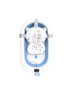 Cadita pliabila pentru bebelusi, cu termostat si pernuta, albastru Z-TOOLS / ZTS9153