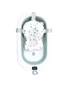 Cadita pliabila pentru bebelusi, cu termostat si pernuta, verde Z-TOOLS / ZTS9154