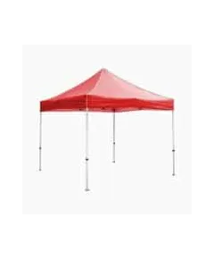 Cort tip pavilion metalic pentru gradina, cadru alb, impermeabil 3×3 metri, rosu Z-TOOLS / ZTS8469