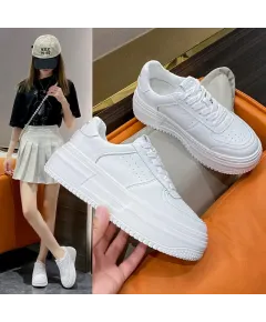 Adidasi dama casual albi A85 (36)