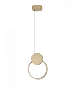Lustra led, 11W, 4000K, gold rose, HOROZ / 019-073-0011