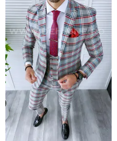 Costum barbati slim fit  (SACOU +VESTA) 7806  O3-4.2 (44)