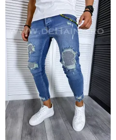 Blugi barbati conici albastri B6016  D4-5.1 (30)
