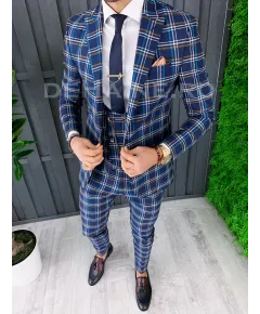 Costum barbati slim fit (SACOU+ VESTA) 7805 N7-4.1 (48)