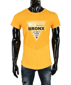 Tricou galben Bronx pentru barbat - cod 42364 (XL)