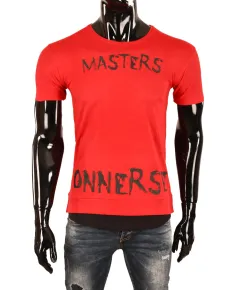 Tricou rosu Masters pentru barbat - cod 42379 (S)