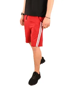 Pantaloni rosii cu dungi laterale - cod 43024 (L)