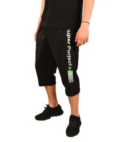 Pantaloni trei sferturi negri Super Project- cod 43212 (M)