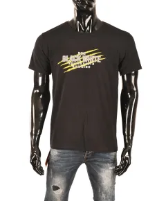 Tricou batal negru Black and White pentru barbat - cod 433119 (6XL)
