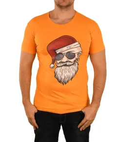 Tricou galben Cool Santa pentru barbat - cod 45741 (M)