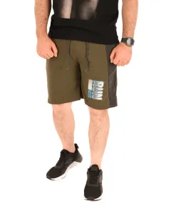 Pantaloni scurti barbat kaki run - cod 46317 (L)