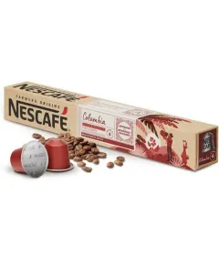 Capsule de cafea FARMERS ORIGINS Nescafé COLOMBIA Decafeinizat (10 uds)