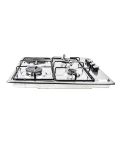 Plita incorporabila, din inox, GPL/GN, 3arzatoare +1 electric de 1000w, aprindere electrica / ZLN 1918